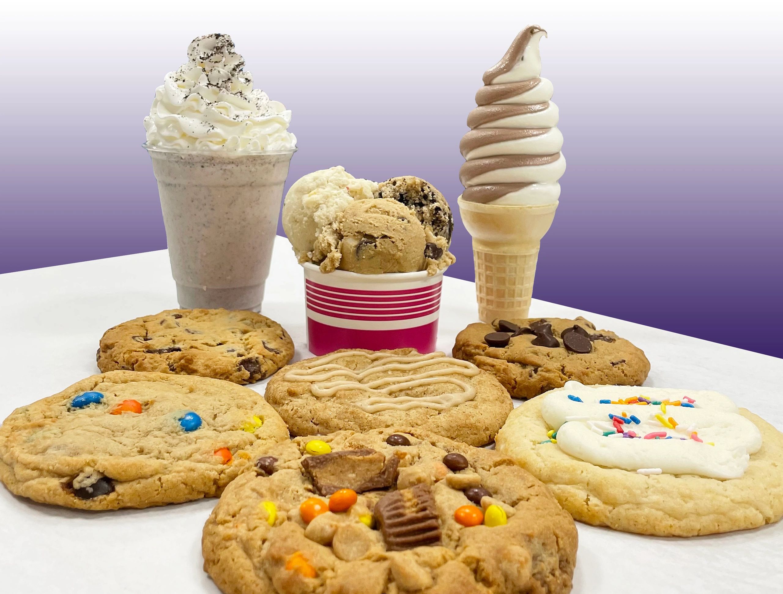 Mixed Desserts Desserts, Dessert Shop, Ice Cream, Cookies